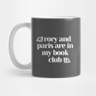 Rory and Paris Book Club Books Mug